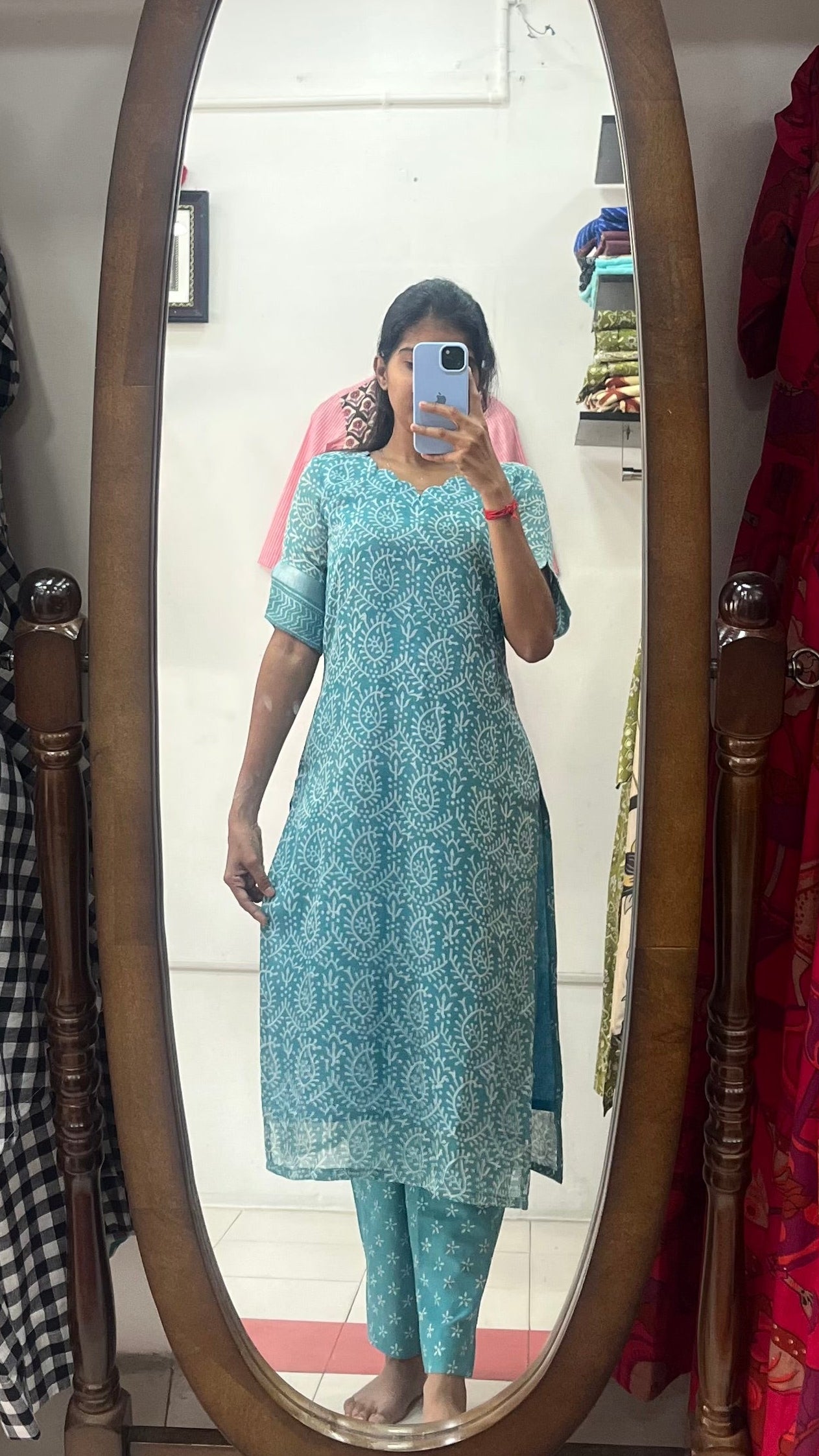 Linen silk Salwar - XS S M L XL 2XL