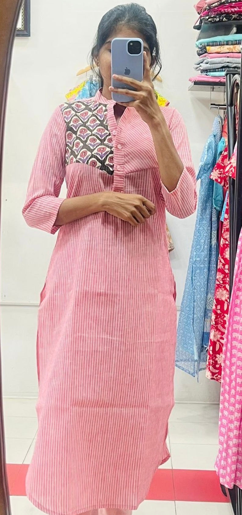 Cotton Kurti with no lining - XS S M L XL & 2XL