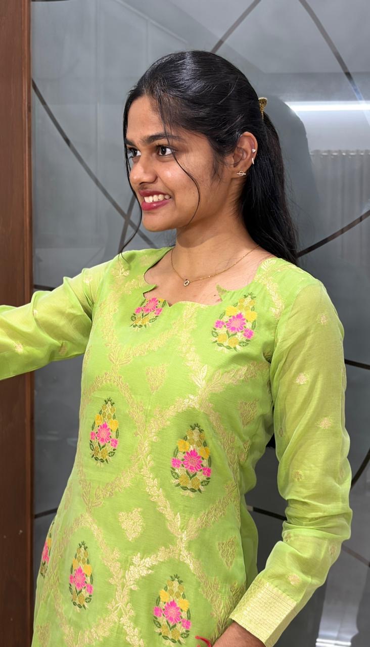 Banarasi silk Salwar - Xs S M L XL XXL