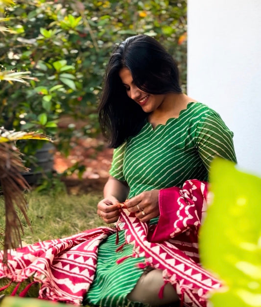 Kota silk Kurti - XS S M L XL & 2XL