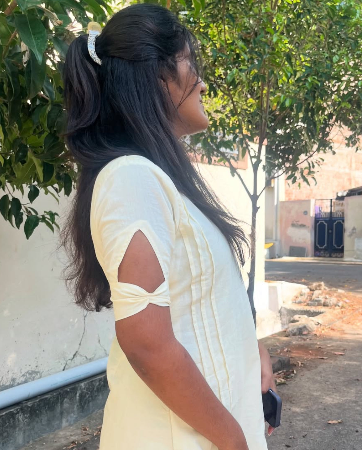 White dream cotton cords - M