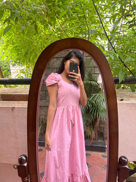 Cotton Long Dress - Xs