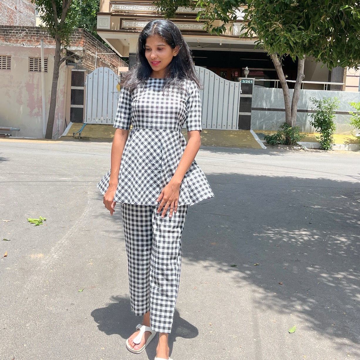 Cotton cords checked - XS M L