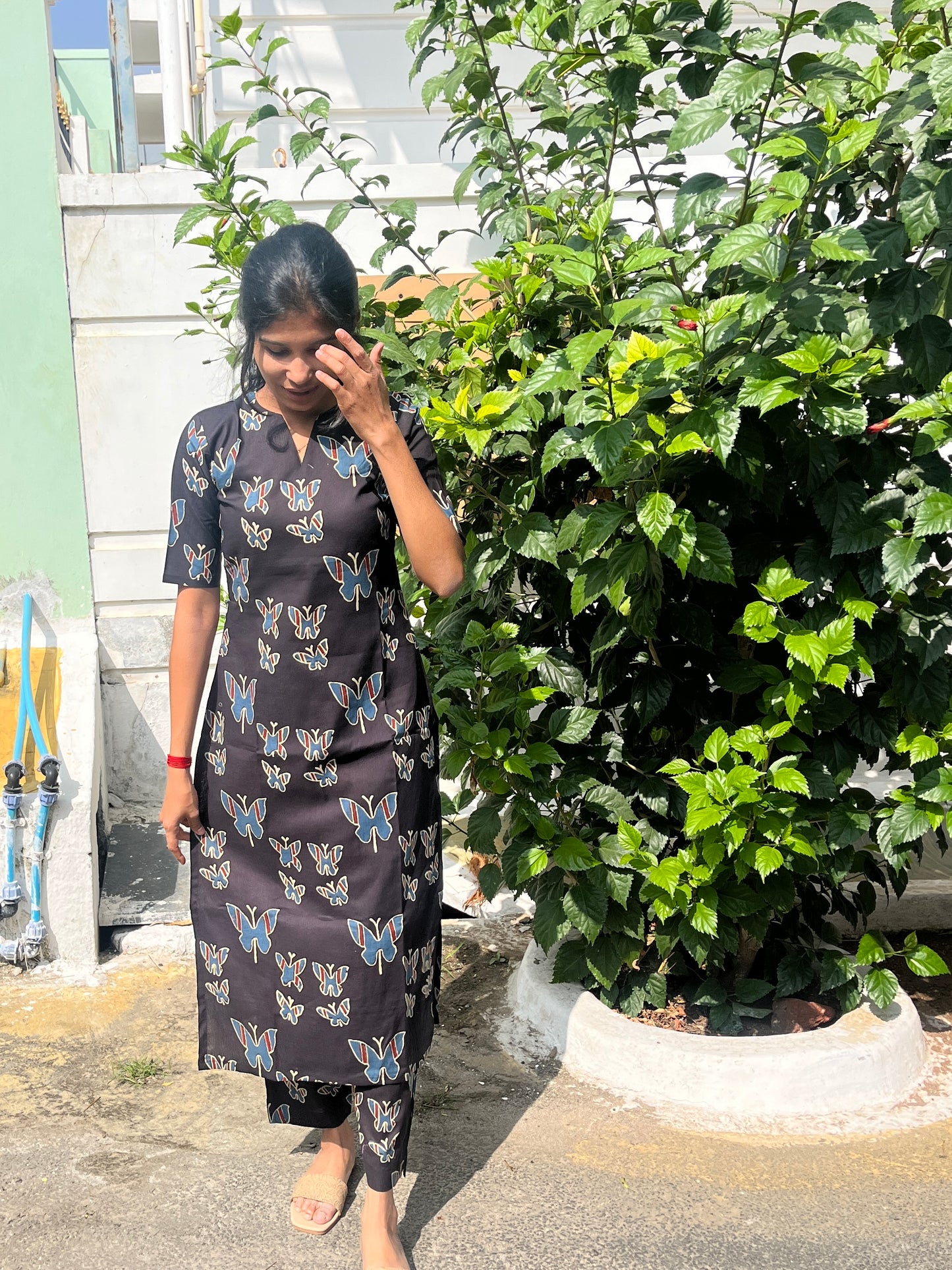 Cotton coords set with lining - XS S