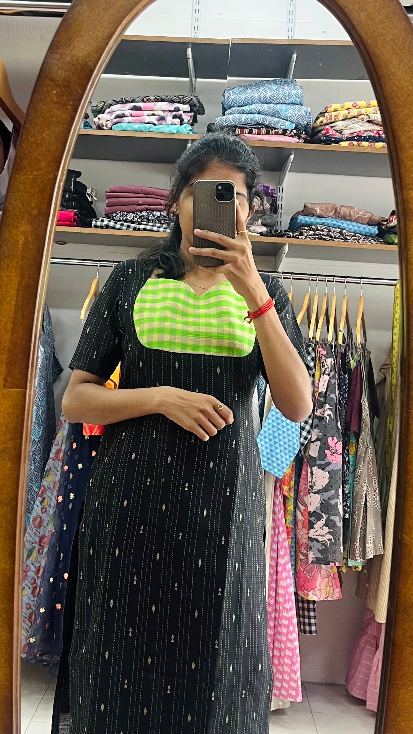 Tara Raw Silk Kurti - L