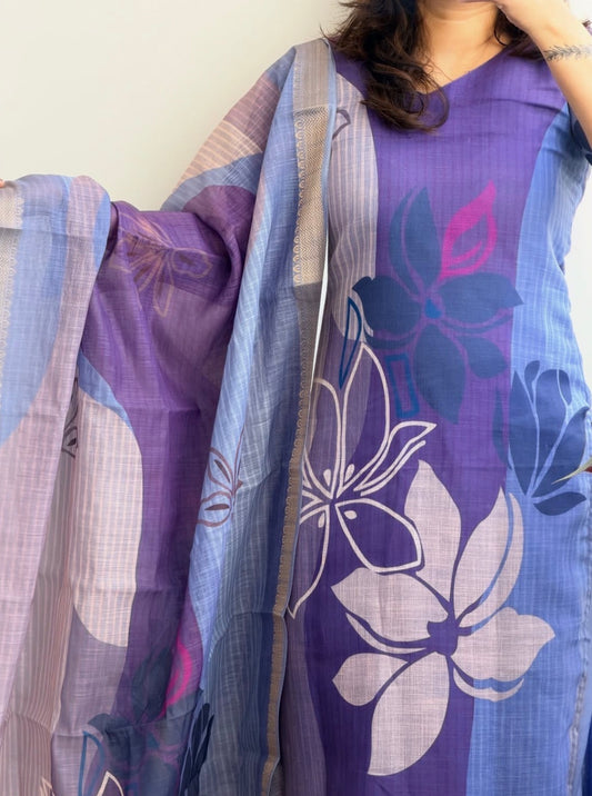 Cotton linen Salwar - XS S M L XL XXL