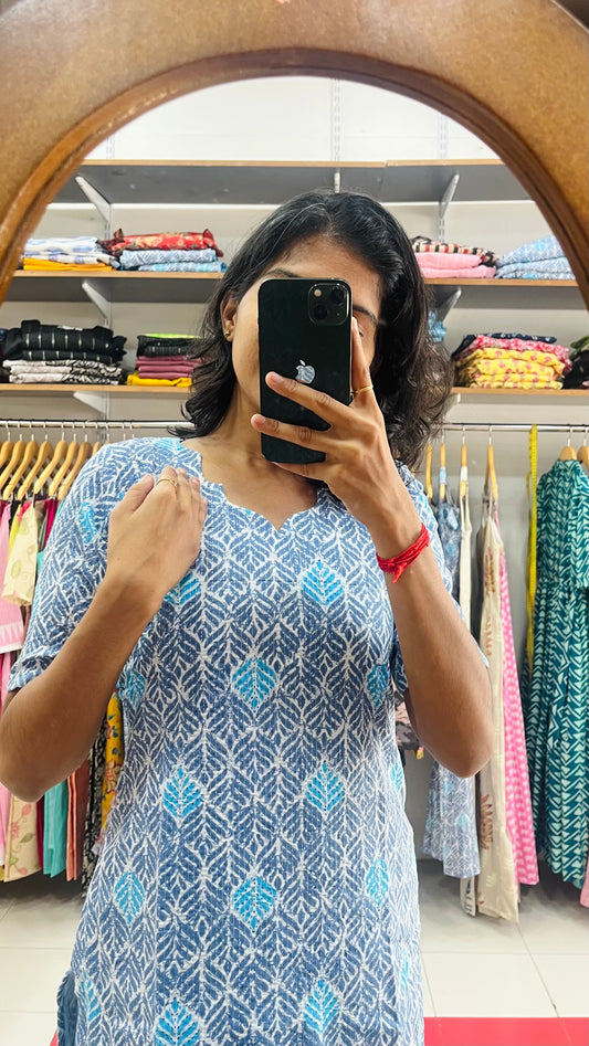 Pastel Sky Pop Cotton Salwar - Xs