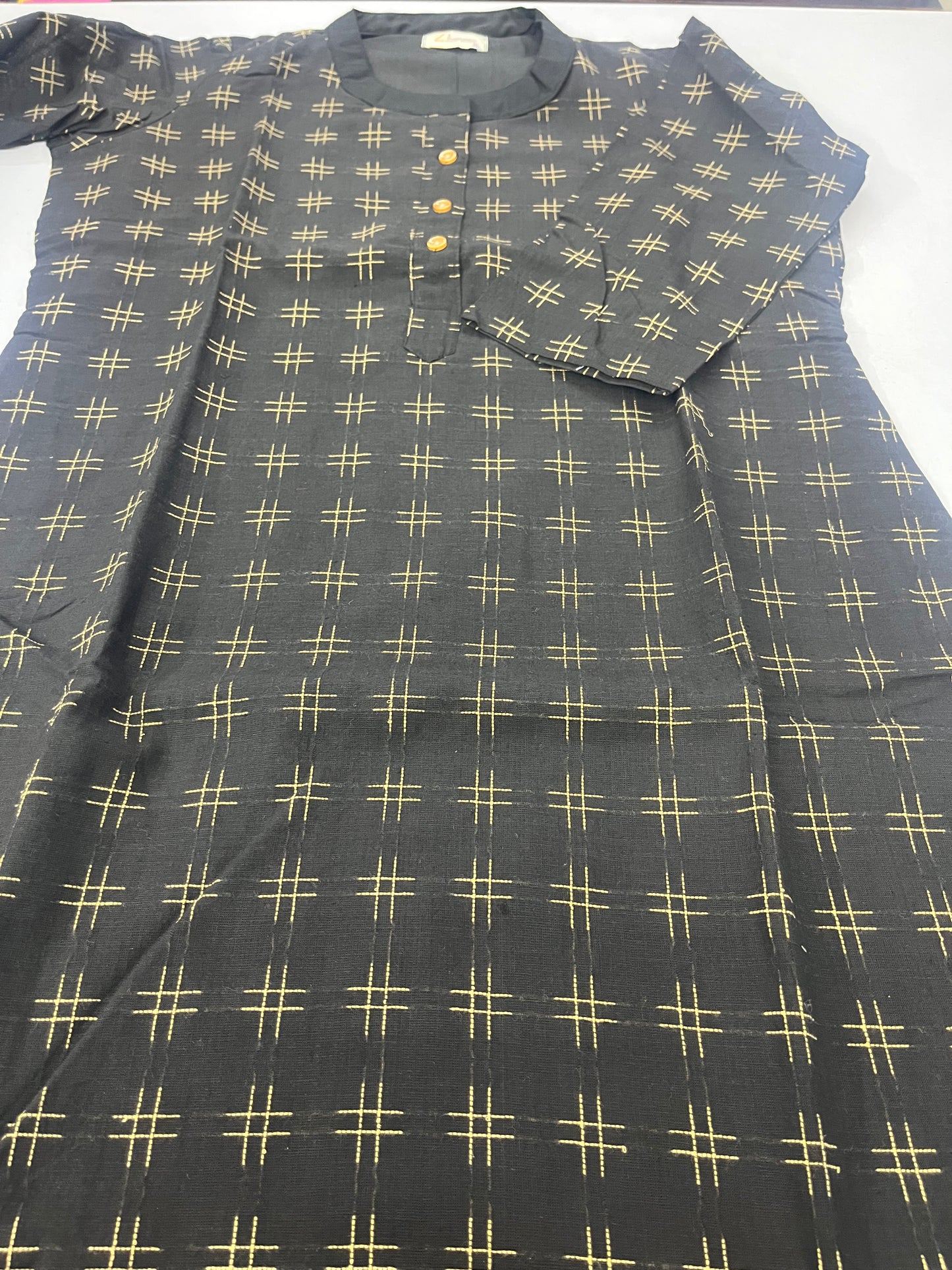 Pure Handloom Cotton Silk - Xl