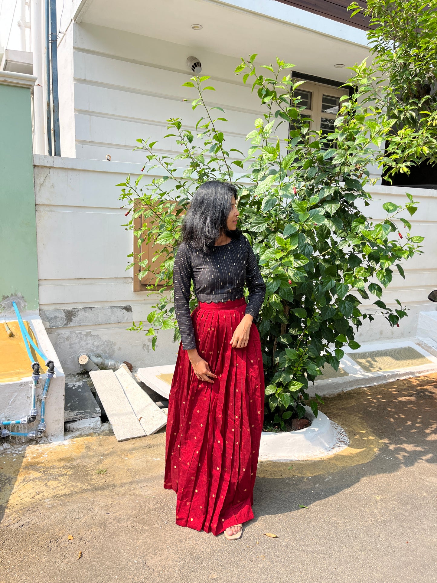 Crop top & skirt - XS S M L