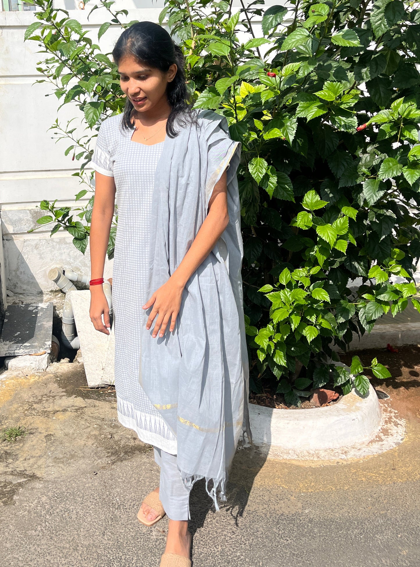 Handloom cotton Salwar - XS S M L XL