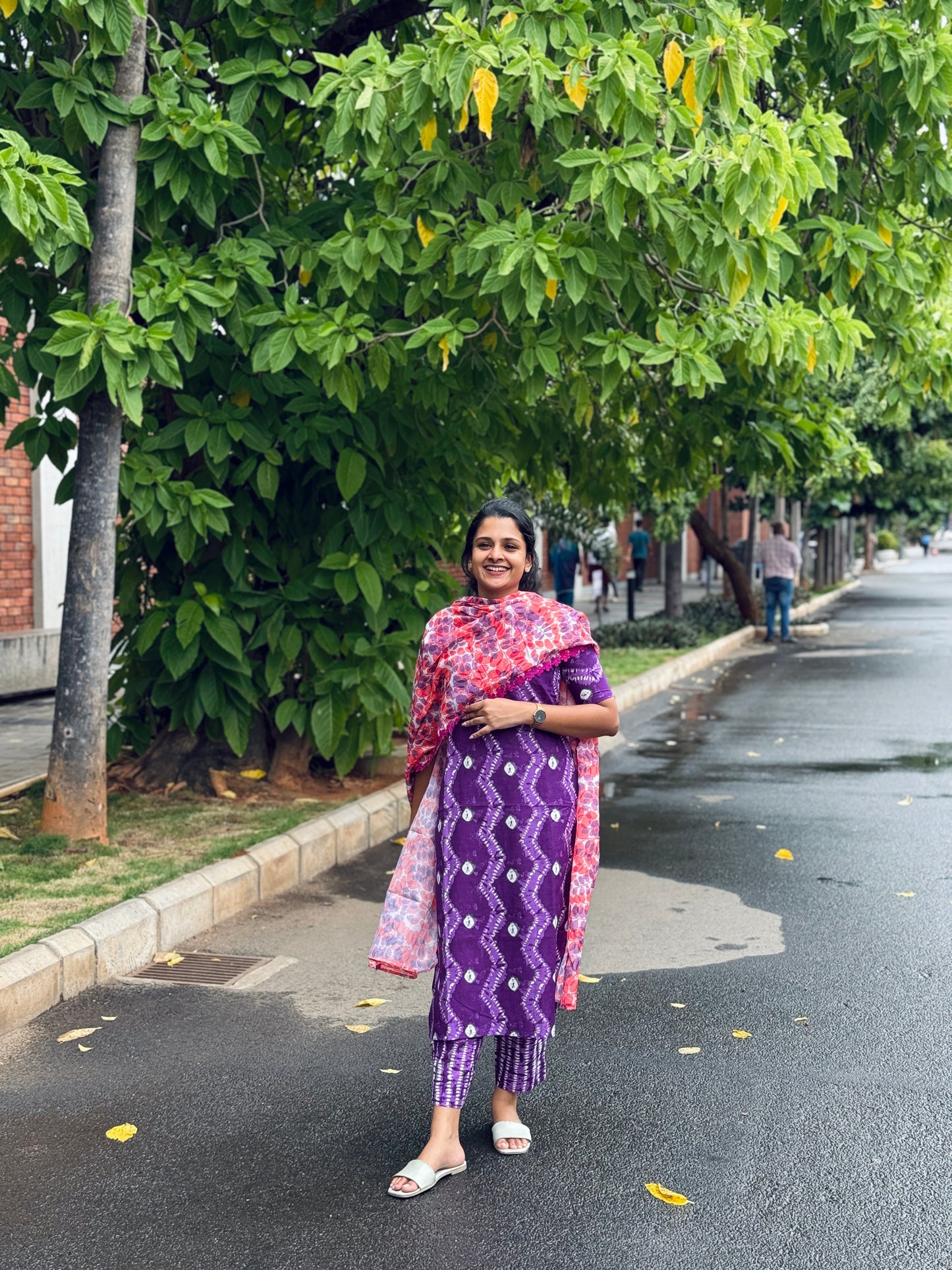 Purple delight Cotton Salwar - XL