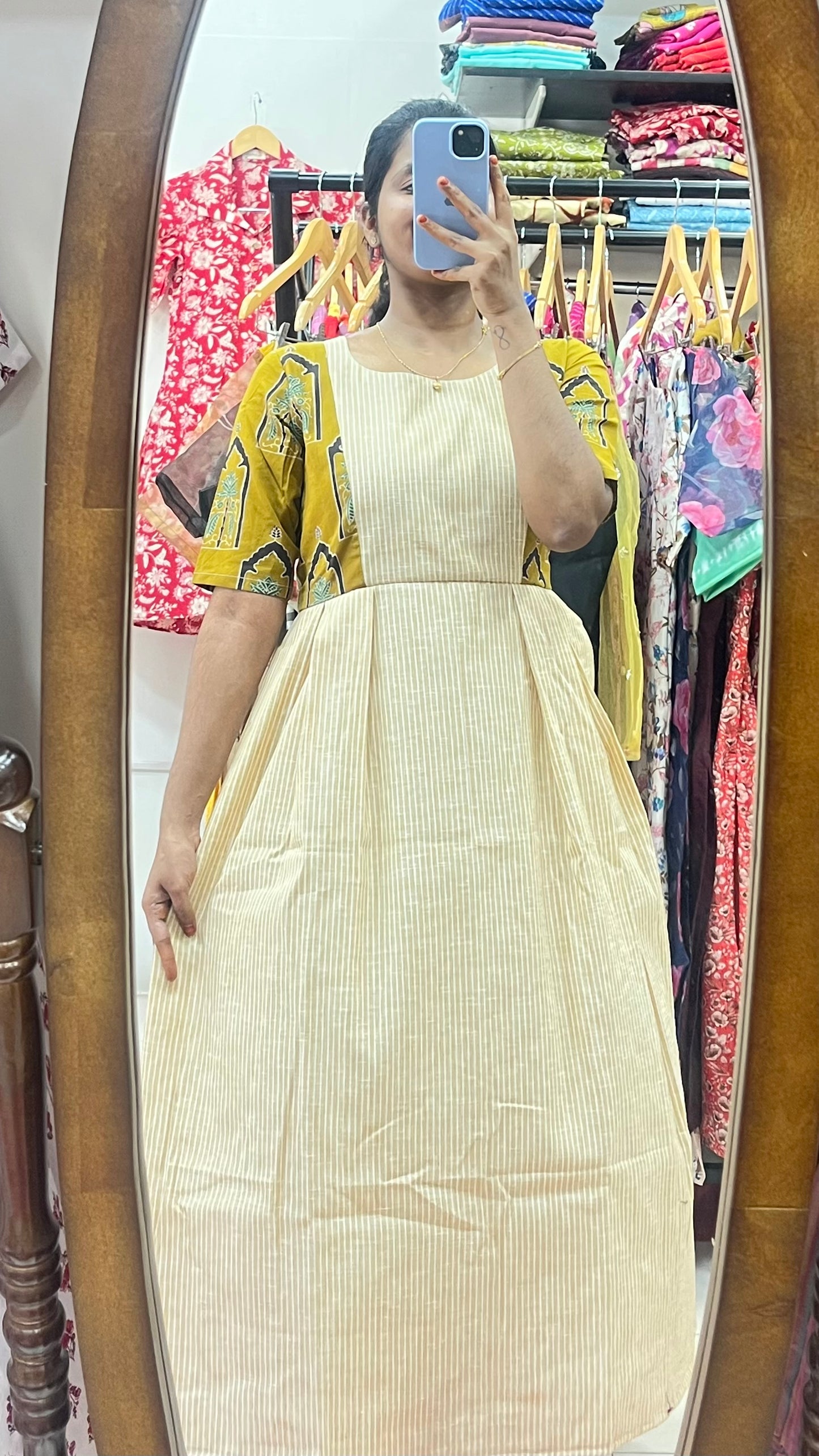 Kadhi Cotton long dress - XS S M L XL 2XL