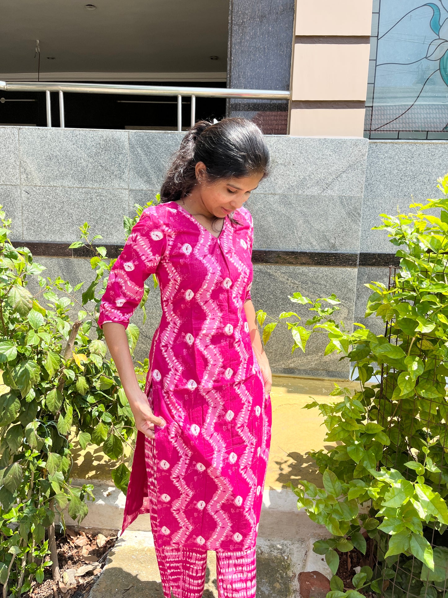 Petal Rose Cotton Top and Bottom - 2XL