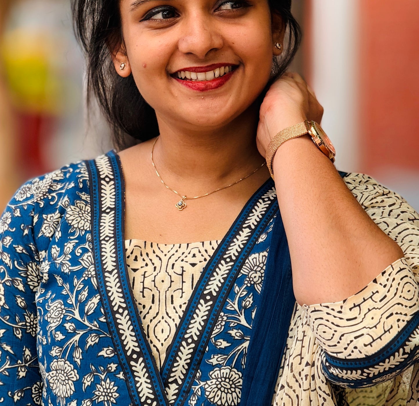 Blue Fern Mul Cotton Salwar - XS