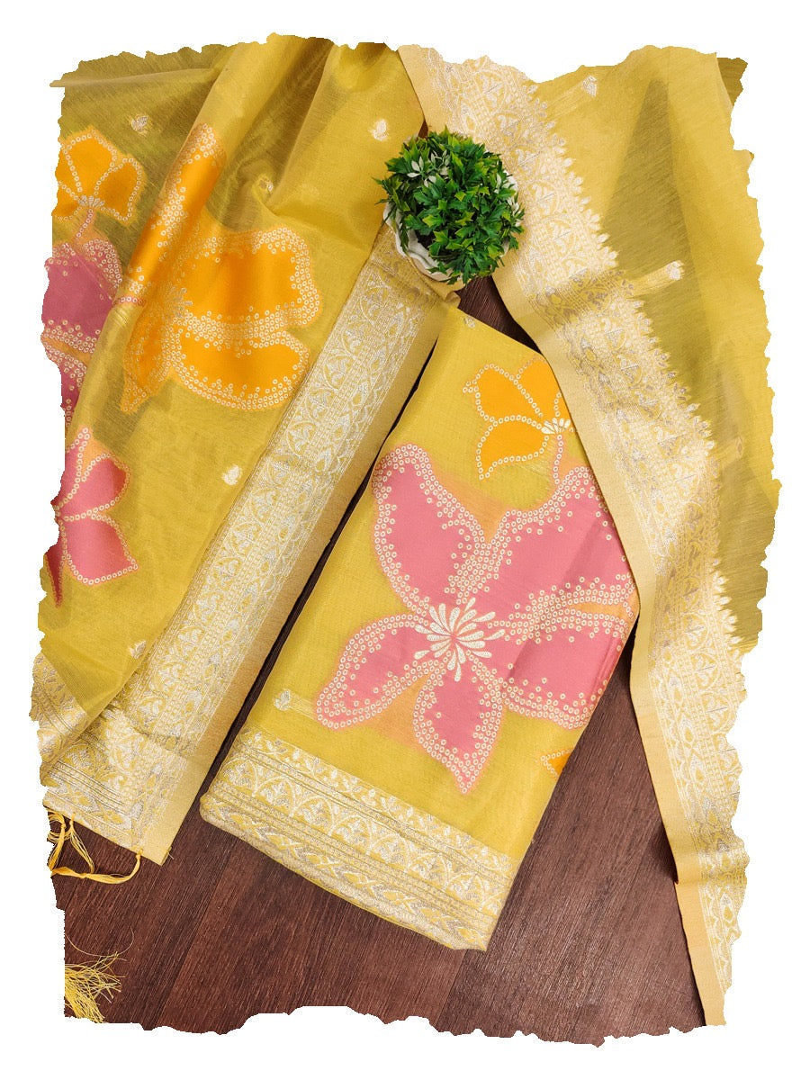 Chanderi Silk Salwar - XS S M L XL XXL ( made to order only )