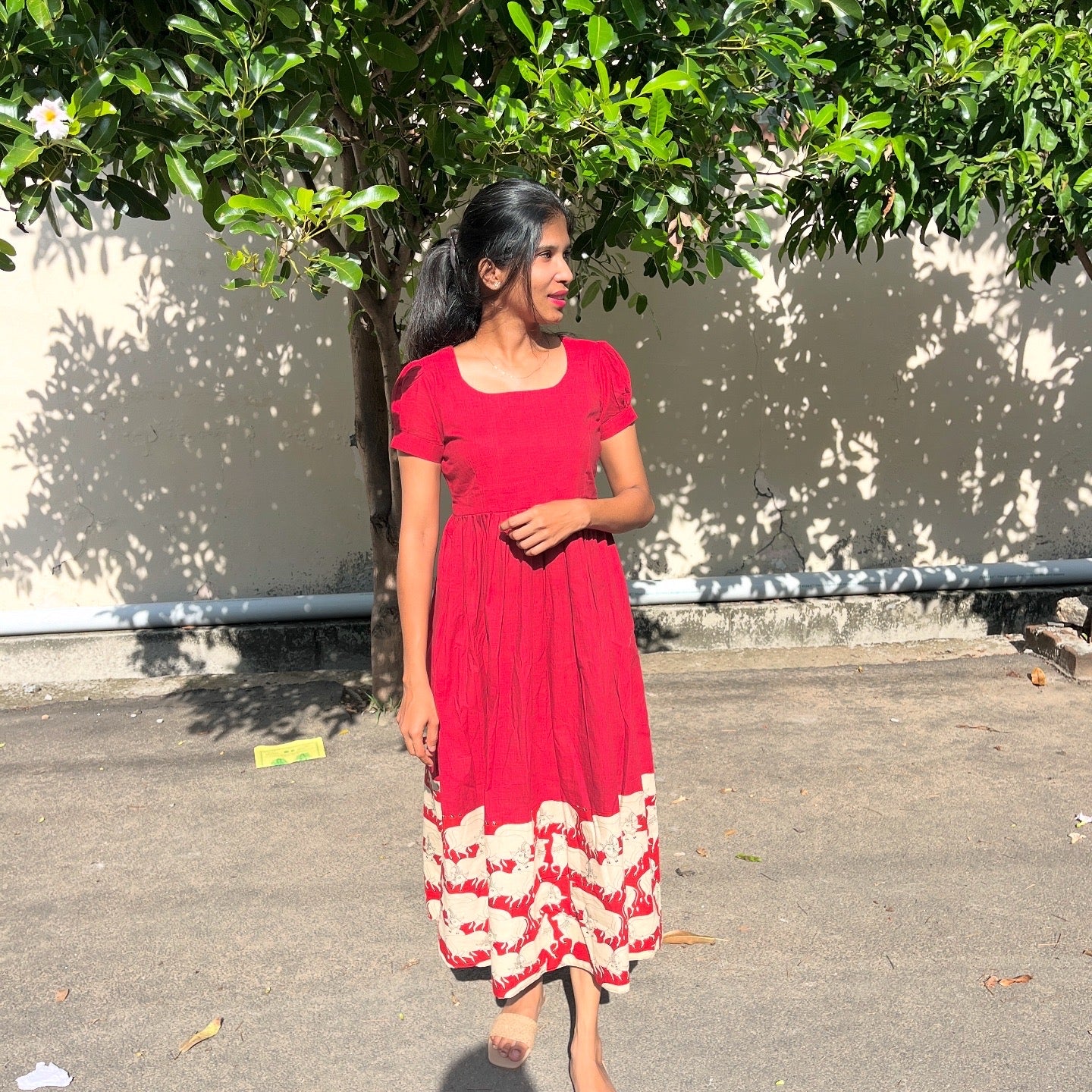Desert Pearl Handloom Cotton Maxi - 2Xl