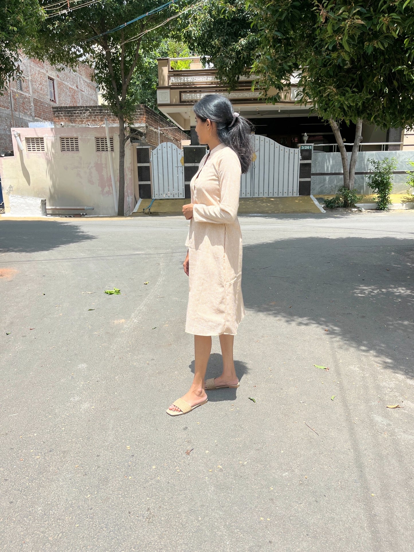 Yellow whisper Aline Dress - Xs