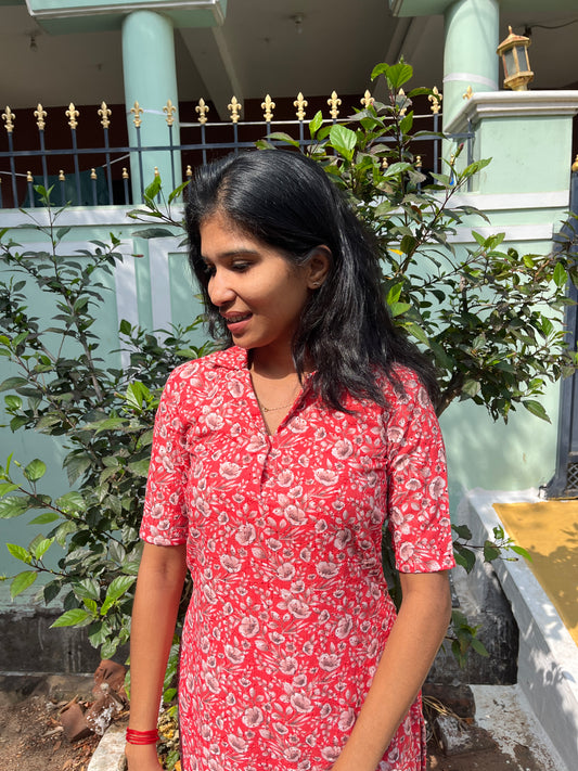 Hakoba cotton Kurti - XS