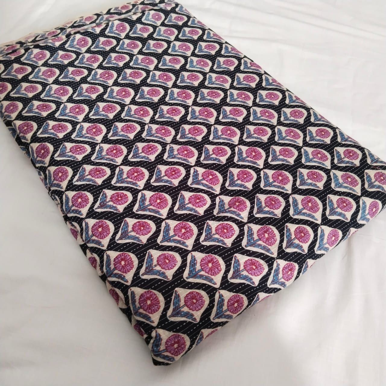 Cotton Kantha Fabric