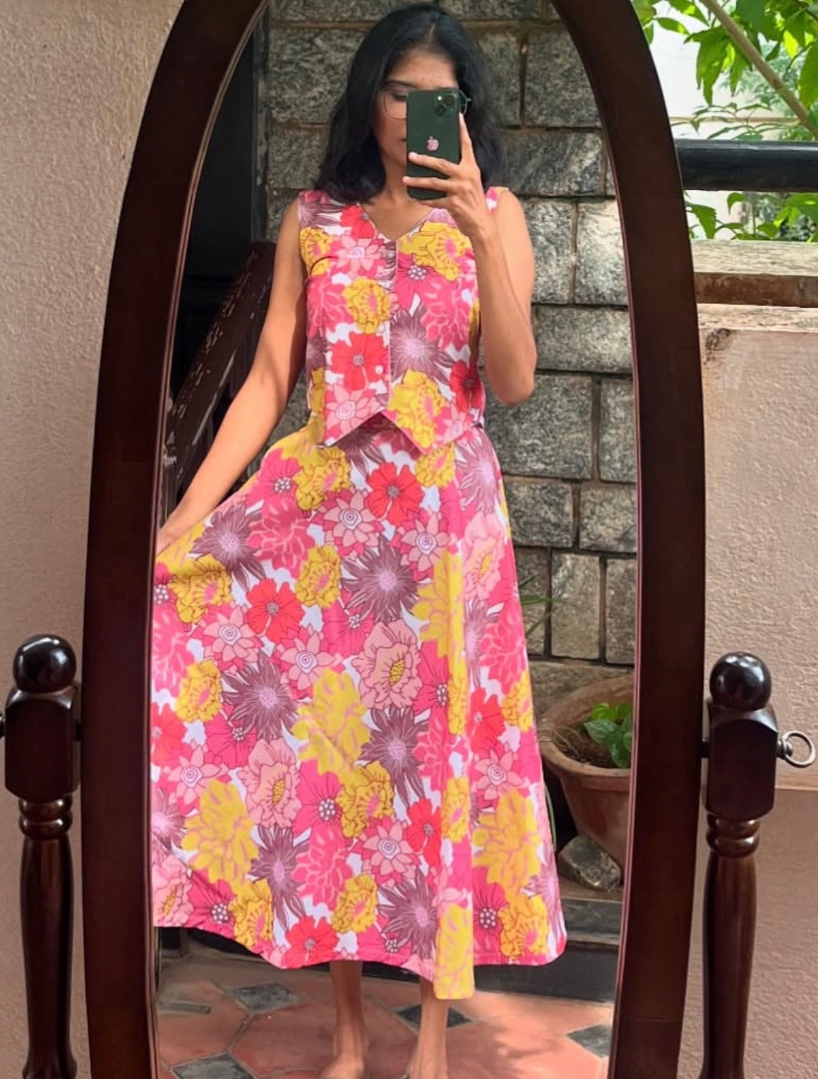 Waist coat & skirt - Xs