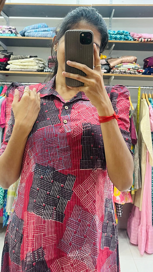 Cotton Kantha Aline coords Set - XS S M L