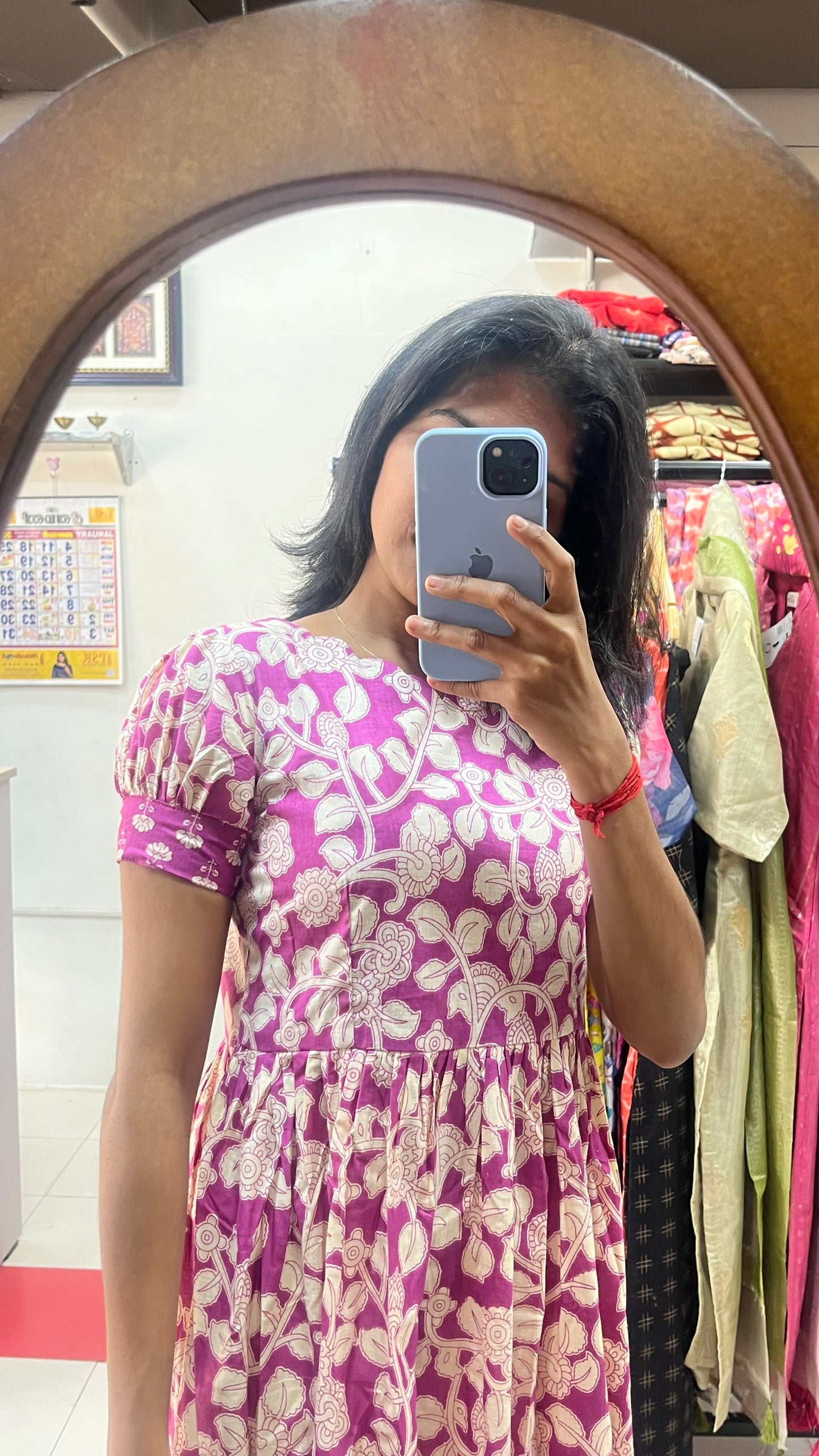 Cotton maxi with yoke lining : XS S M L