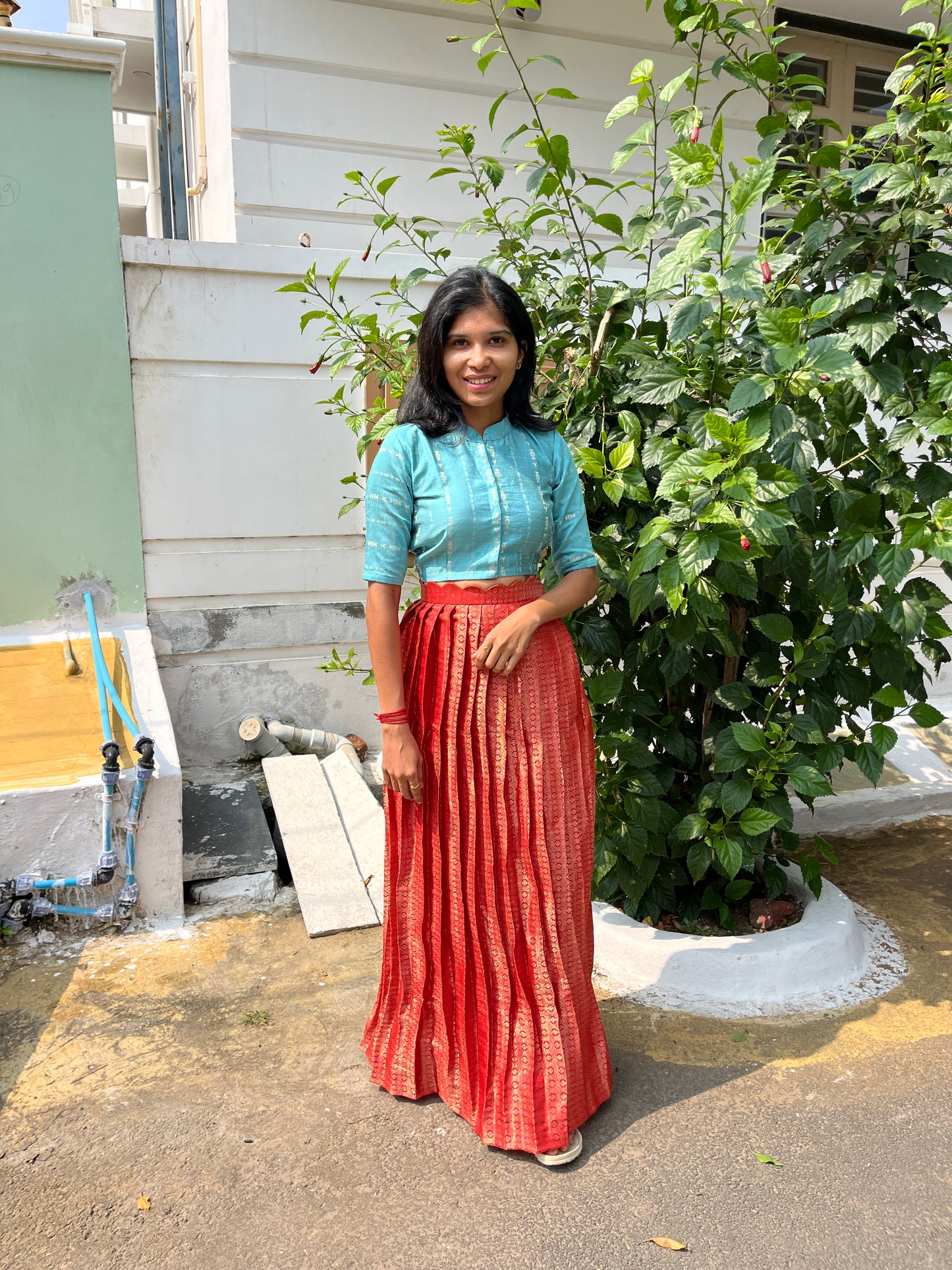 Skirt & crop top - XS S