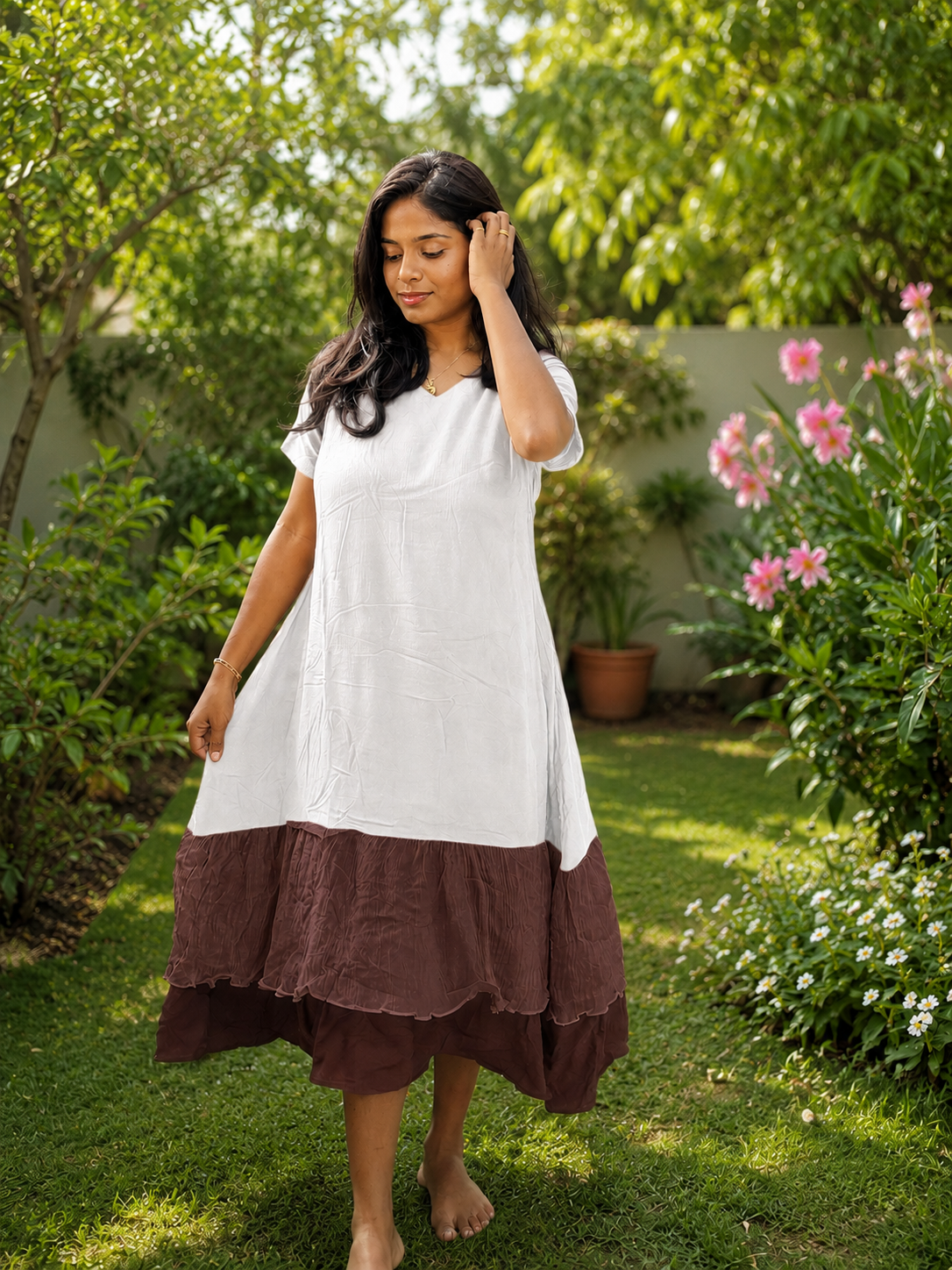 Wrinkle rayon - XS S M L XL XXL