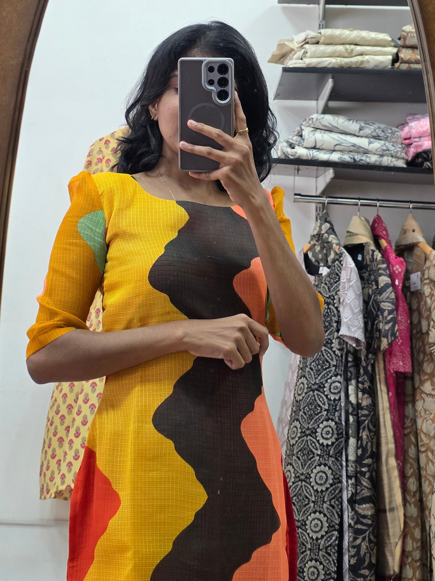 Kota Silk Kurti - XS S M L XL XXL