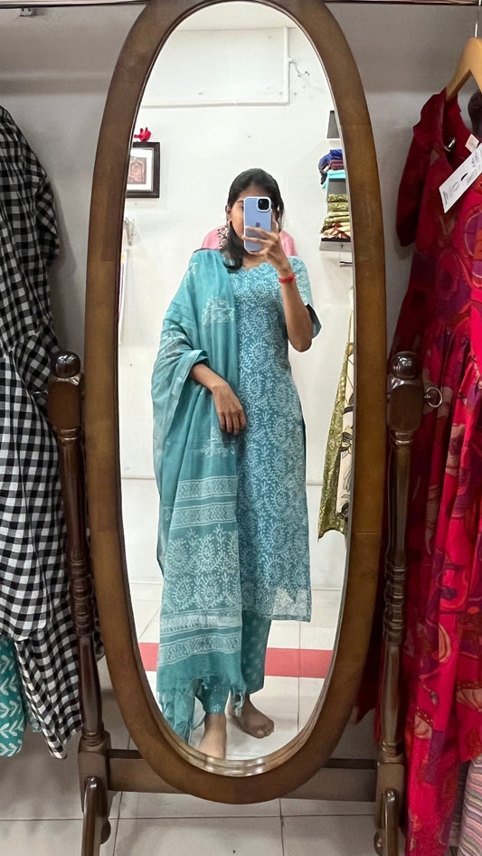 Linen silk Salwar - XS S M L XL 2XL
