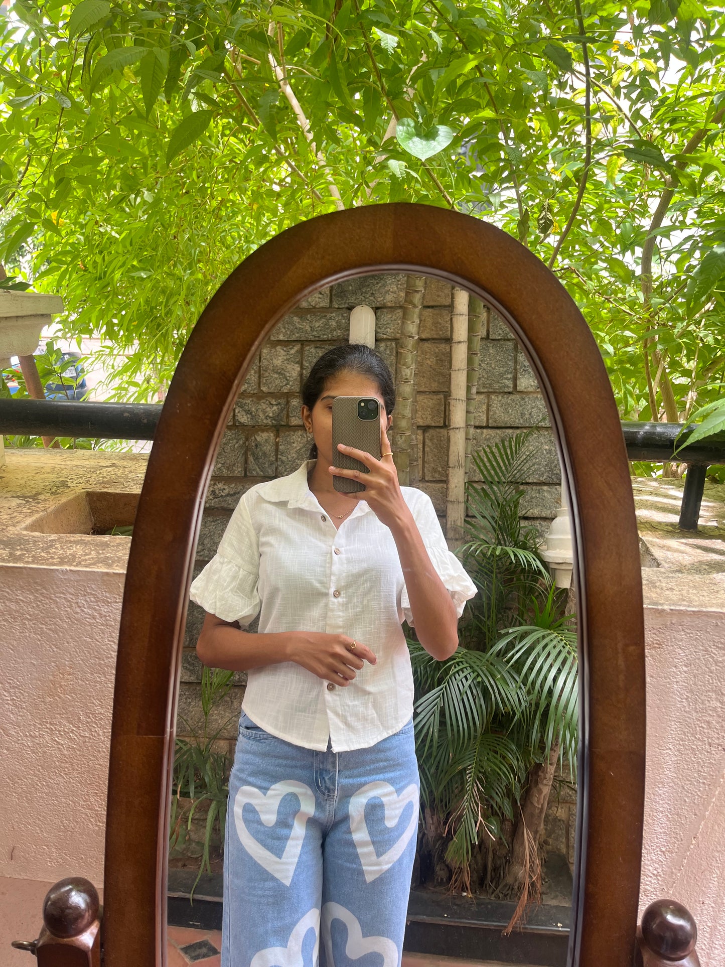 Cotton Crop Shirt - XL