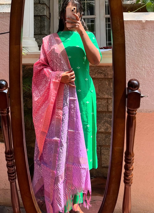 Handloom Cotton - Salwar - Xl