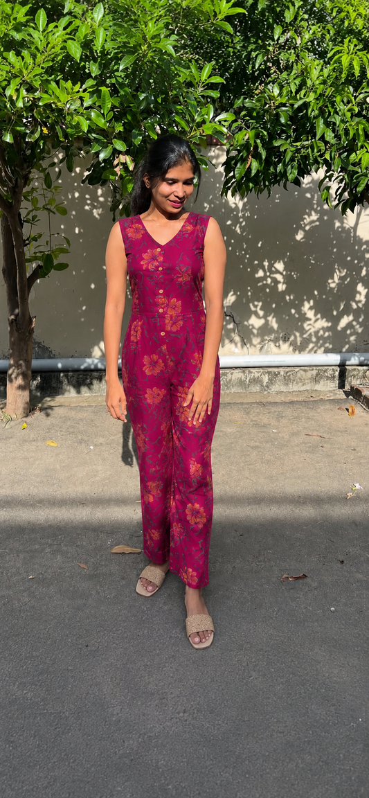 Muslin jumpsuit- XS S M L XL