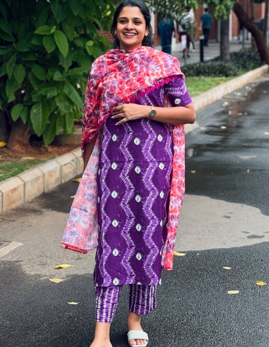 Cotton Salwar with lining - S & Xl