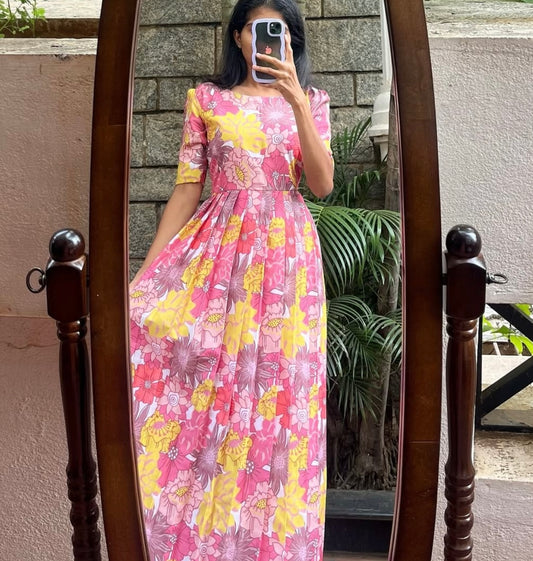 Cotton Linen Maxi - S