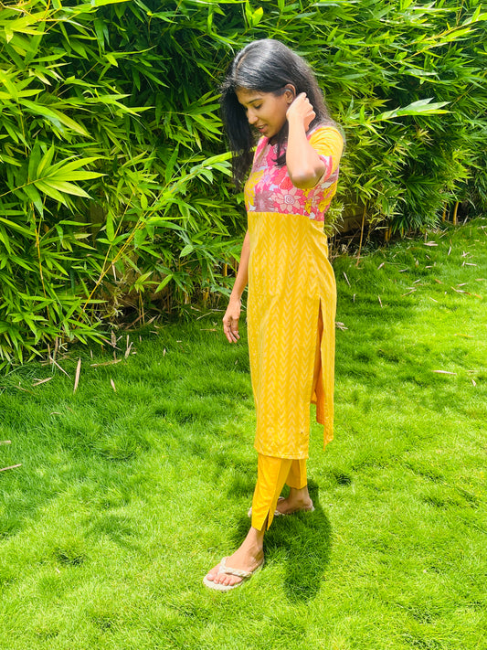 Cotton Salwar Dusky Gold - Xs