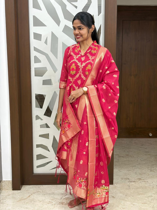Banarasi Silk Salwar - XS S M L XL XXL