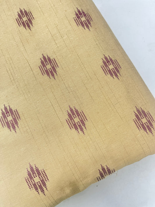 Handloom cotton jacquard