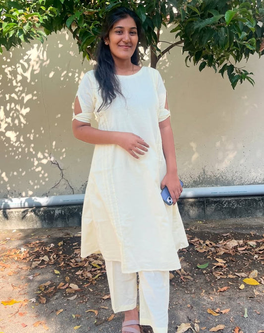 Aline cotton Kurti - M ( Ready ) rest all sizes made to order