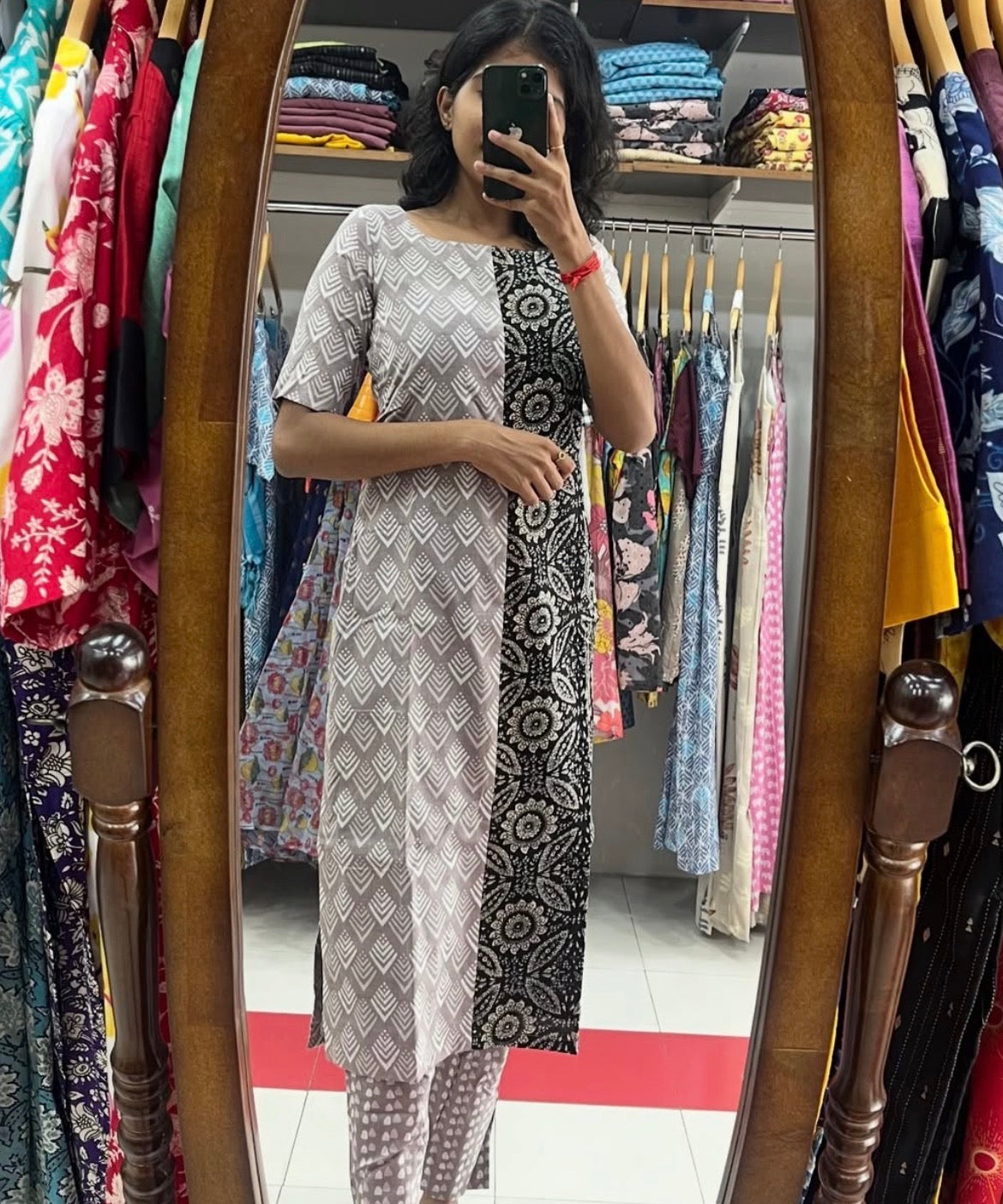 Cotton Mix and match Salwar with lining - XS S M L XL XXL