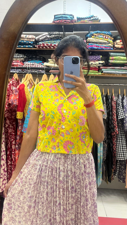 Cotton Crop shirt - XS S M L
