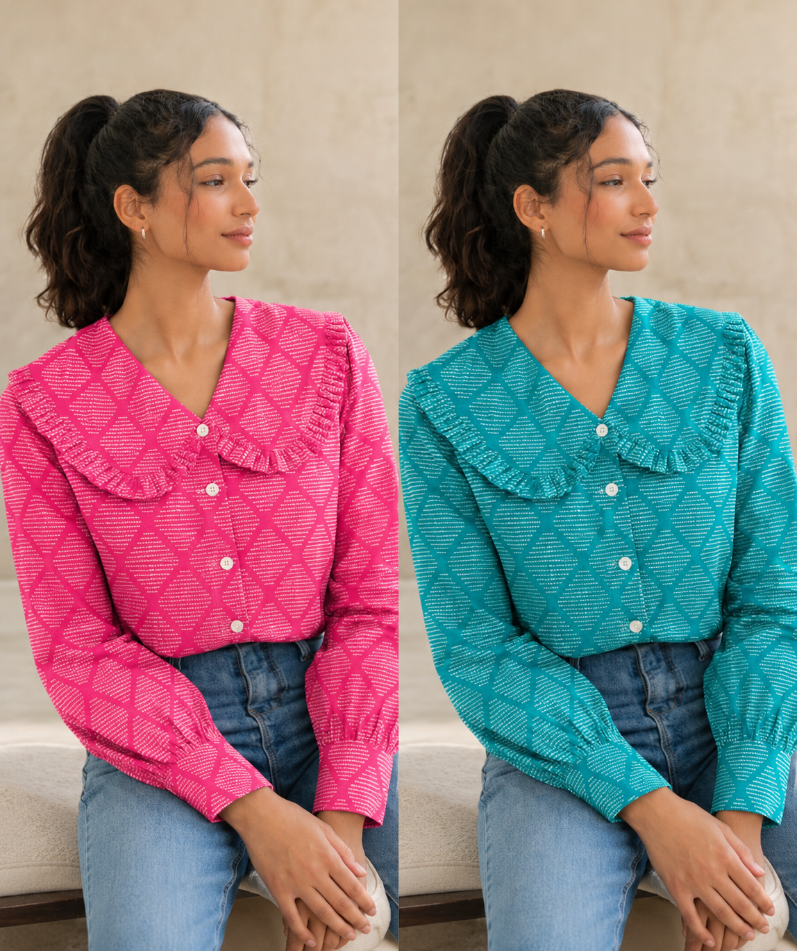 Shirts In cotton- XS S M L XL XXL