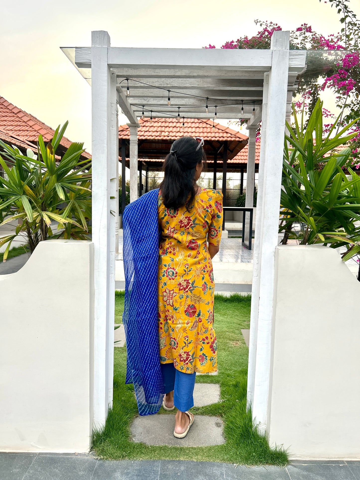 Mustard Dreams Cotton Salwar - Xs