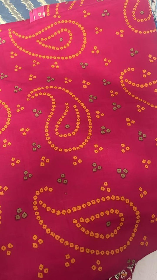 Cotton Bandhini