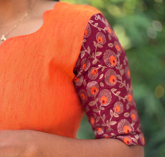 Our Style Mix & Match Silk Kurti -M