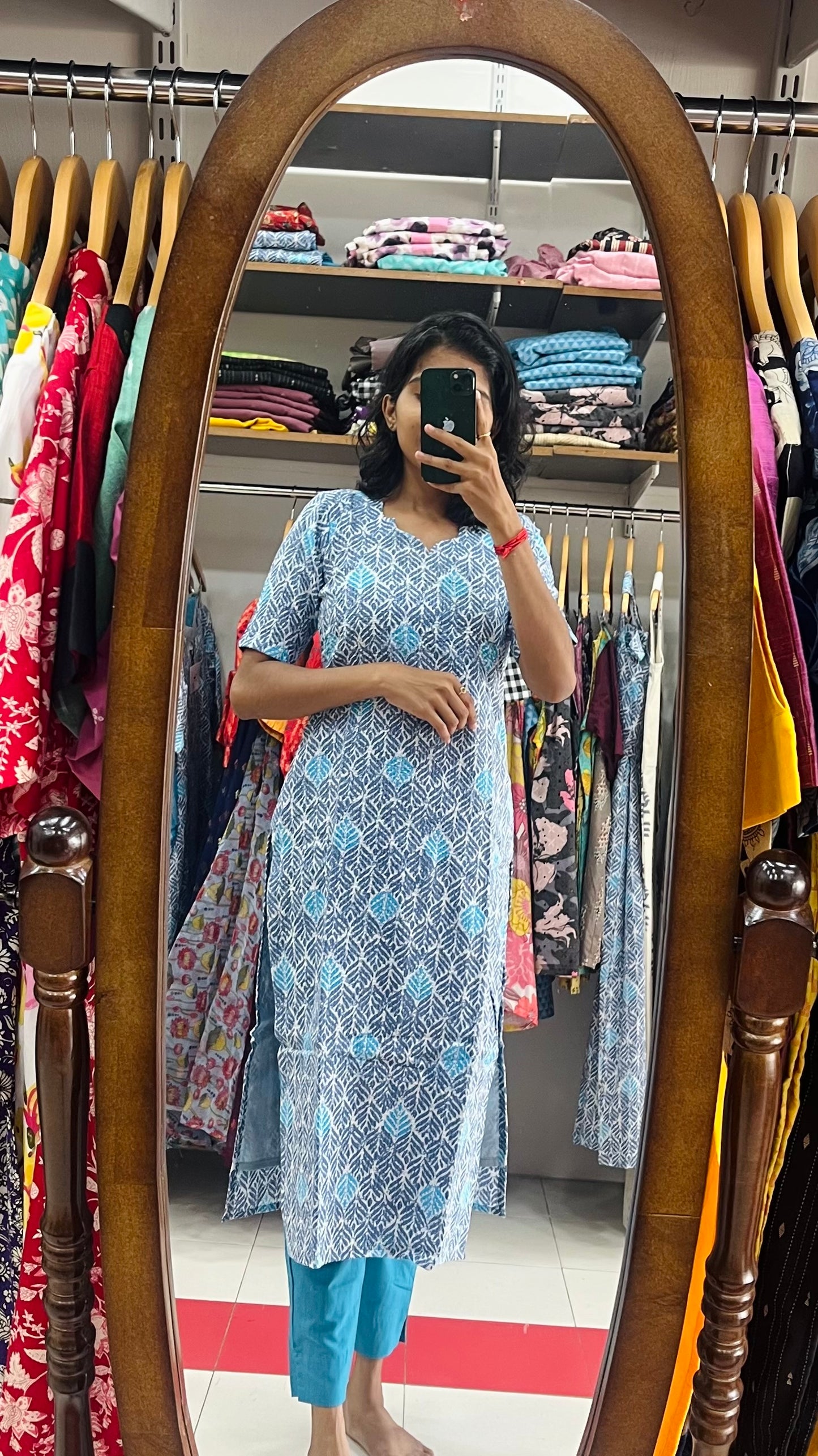 Pastel Sky Pop Cotton Salwar - Xs