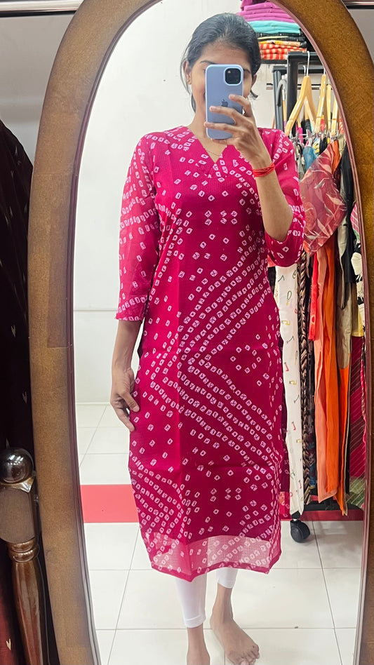 Kota silk Kurti - XS S M L XL 2XL