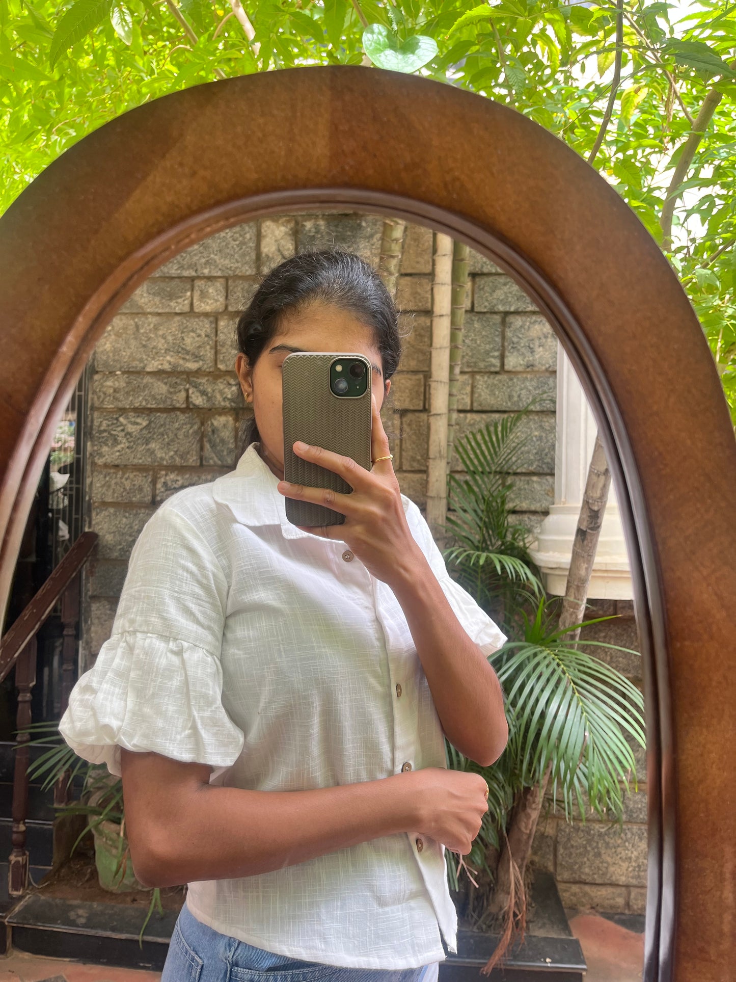 Cotton Crop Shirt - XL