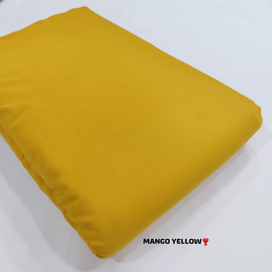 Cotton handloom Mango yellow