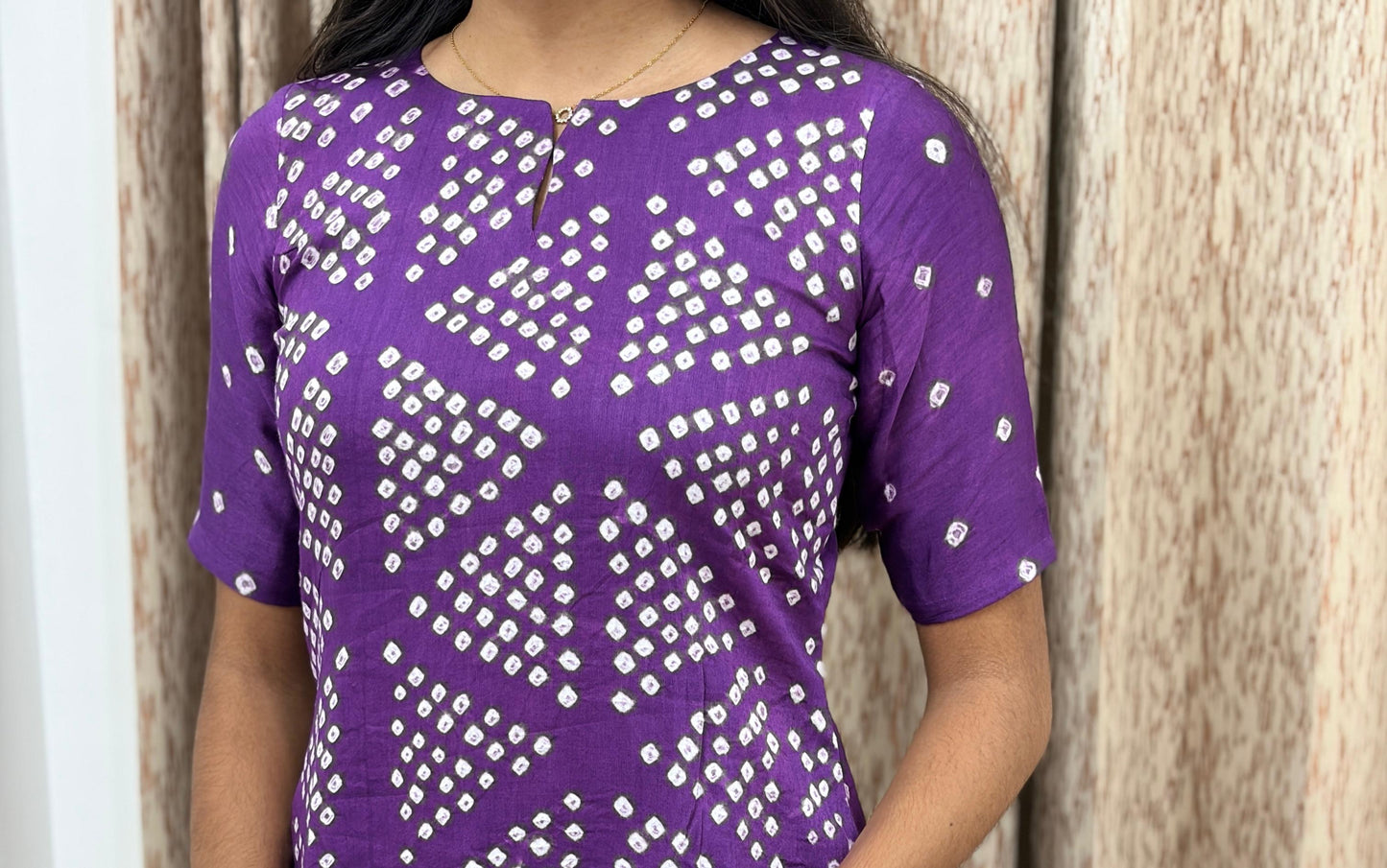Bandhini Pure Cotton Tie&Dye Salwar- S